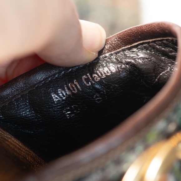 Coach Brown Tweed Claude Mules - Picture 7 of 7